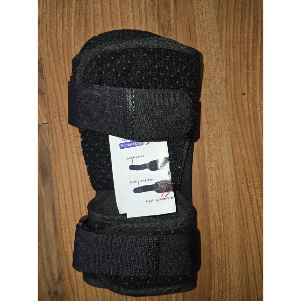 Plantar Fasciitis Night Splint Upgrade Foot Brace Relief Black Unisex One Size